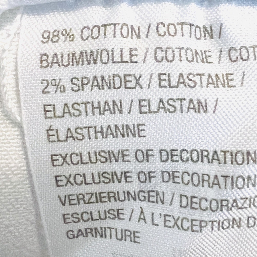 My Wonder Denim Women's White Cropped Jeans Plus Size 22 Stretch High Rise NWT - Picture 7 of 11